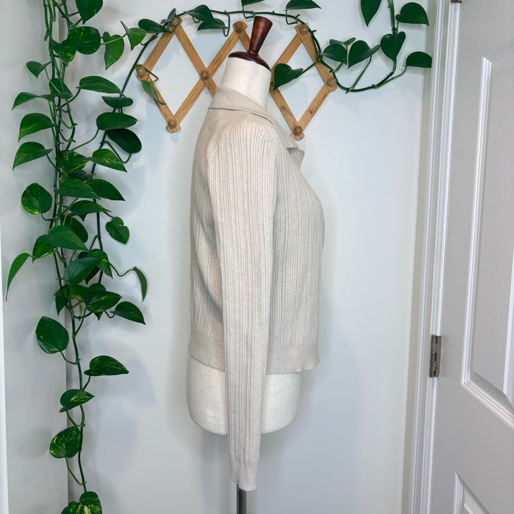MARLED 2 Piece Button Up Cardigan Tank Set - Picture 4 of 10
